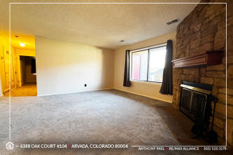 Grace Place Condo for Sale in Arvada : 6388 Oak Ct #104 - [Short Sale] - Listed by Arvada REMAX Agent Anthony Rael