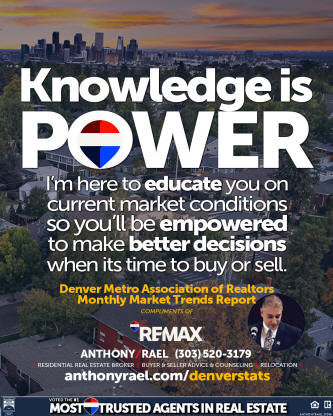 Knowledge is Power. Denver Colorado REMAX Agent Anthony Rael will help educate you on current real estate market conditions so you can make better decisions. Just Call Ants